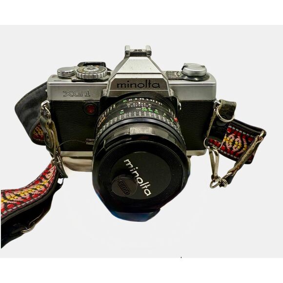 Minolta XG-1 35mm SLR Film Camera With Minolta MD Rokkor-X 50mm 1:1.4 lens. - Picture 1 of 6